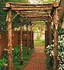 Mountain Cedar Arbor - cedar posts