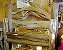 Red Roan Cedar - handcrafted custom bed